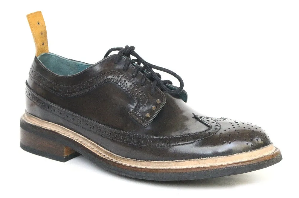 No.1051 RUNWAY brogue shoe Brown Rub-off WOMEN