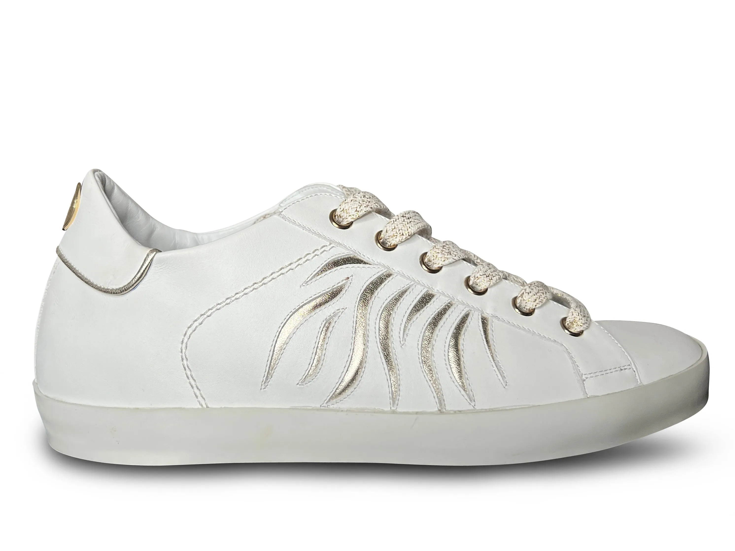 Nomad Sneaker - White and Gold