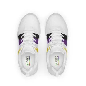 Nonbinary Enby Pride Flag Men’s Athletic Shoes