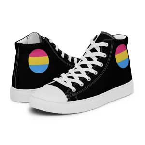 Pansexual Pan Pride Women’s High Top Canvas Athletic Shoes