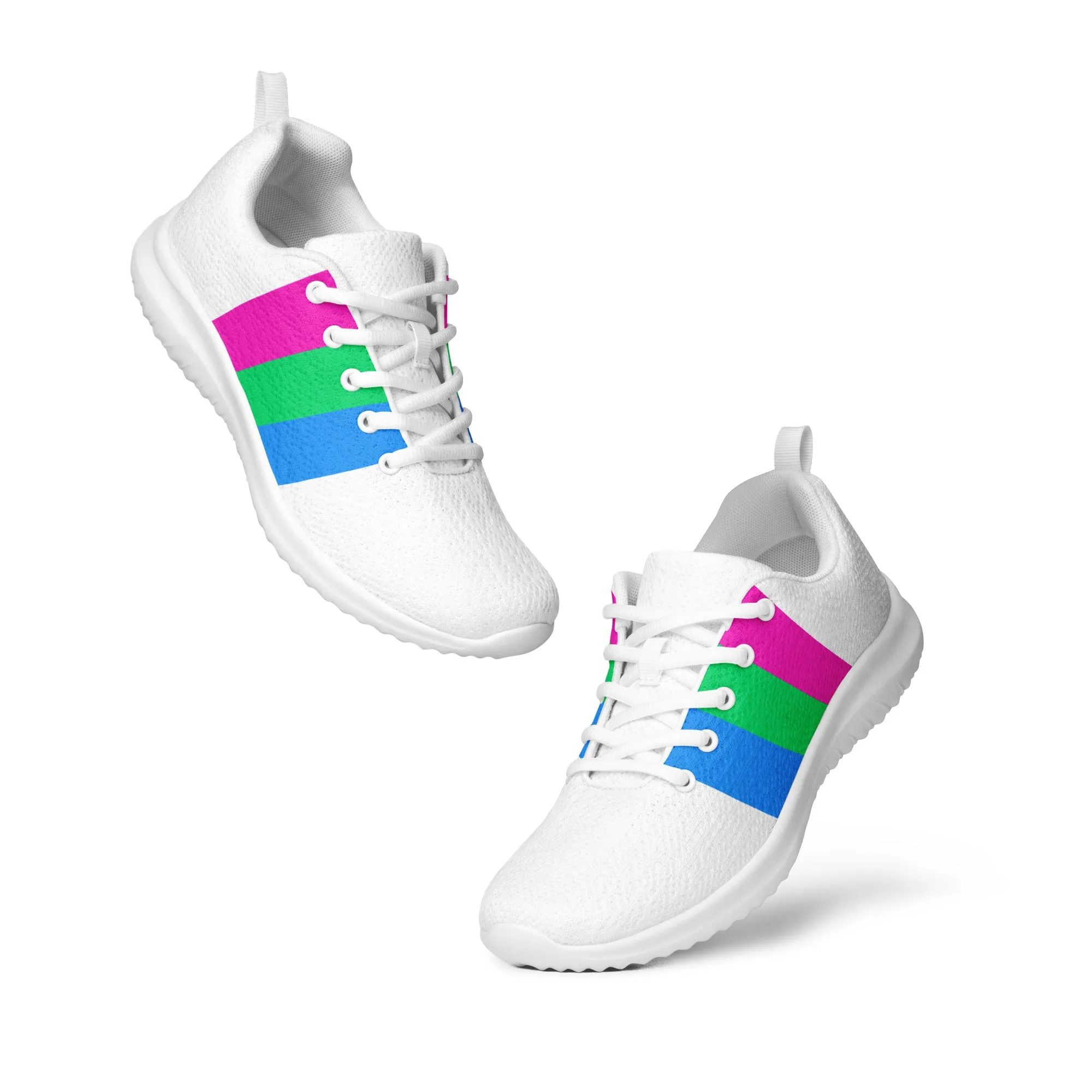 Polysexual Poly Pride Flag Men’s Athletic Shoes