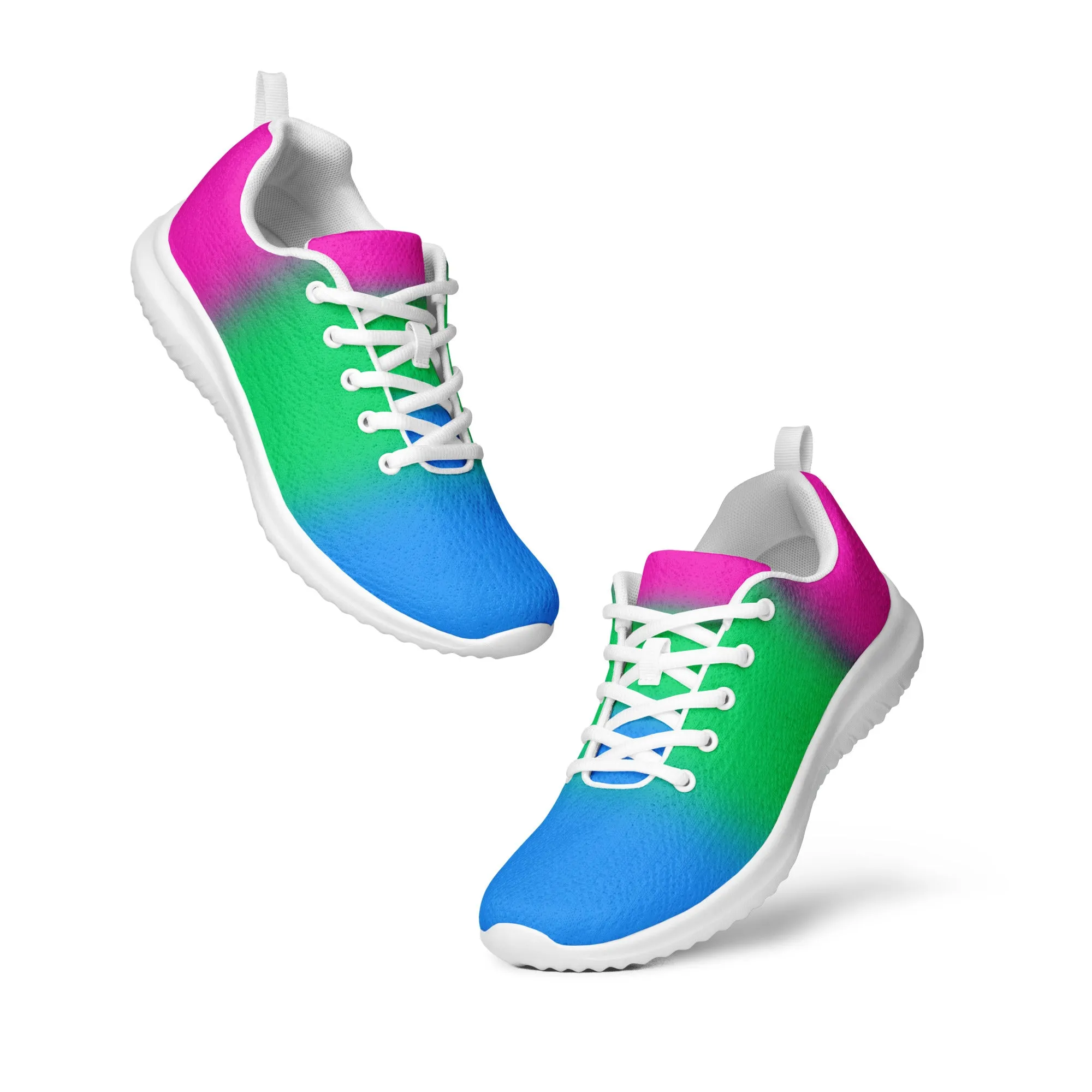 Polysexual Poly Pride Women’s Athletic Shoes - Ombre