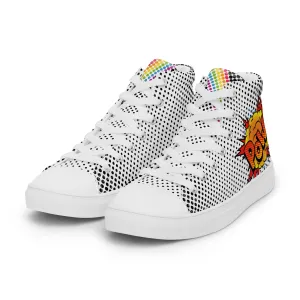 Pow! Pop Art High Top Trainers (female sizes)