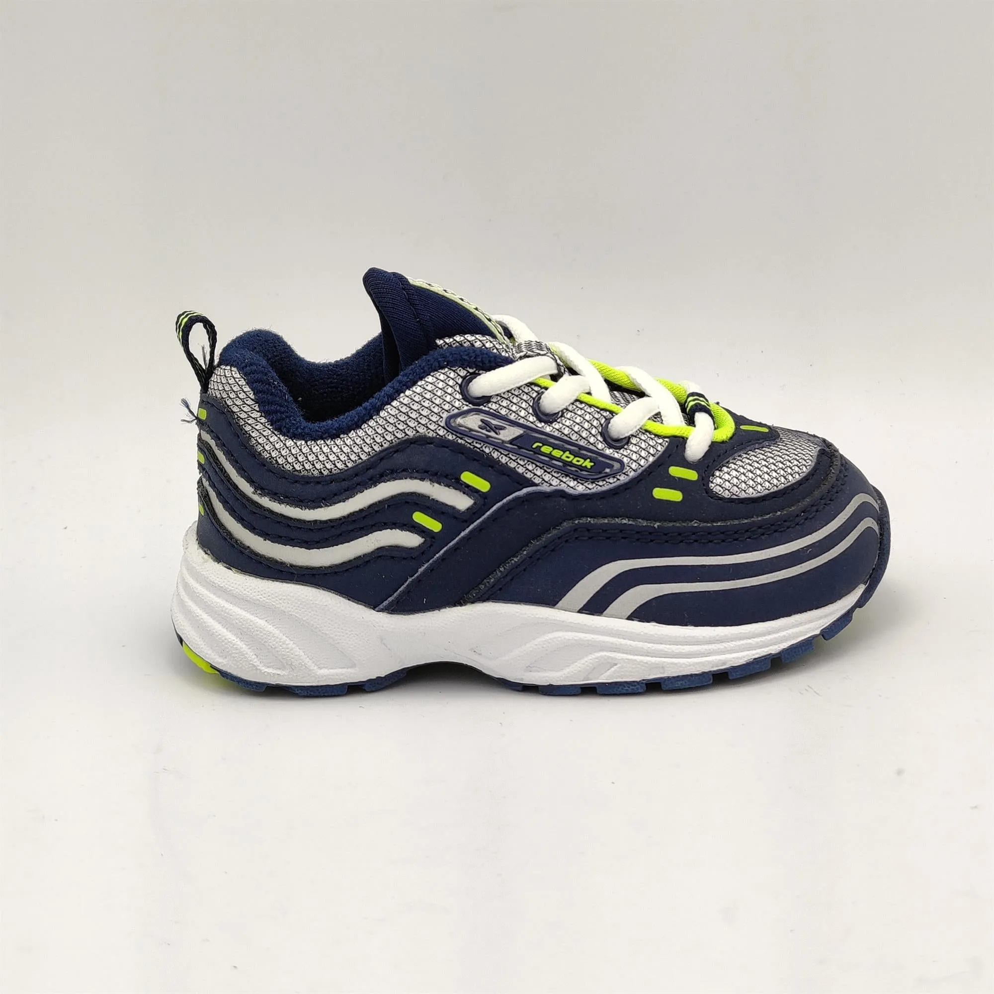 Reebok Infant Cushioned Retro Trainers - Blue - UK K3.5