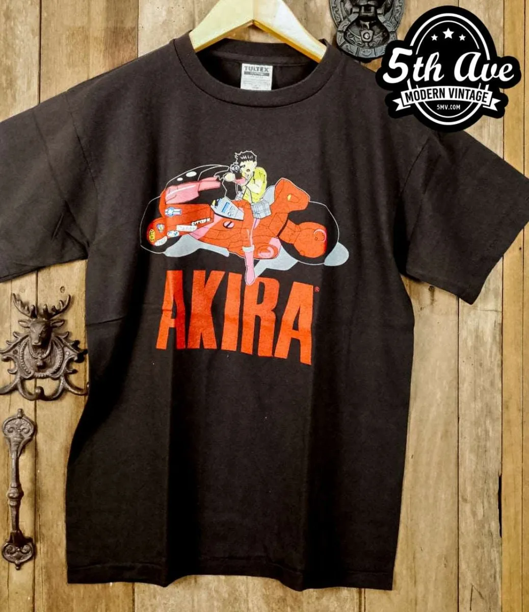 Revolutionary Ride: Akira Motorcycle & Capsule Single Stitched Crew Neck t shirt