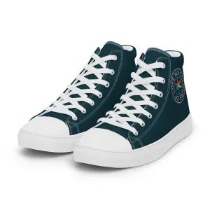 Six Colours Of Love Blue High Top Shoes (female sizes)