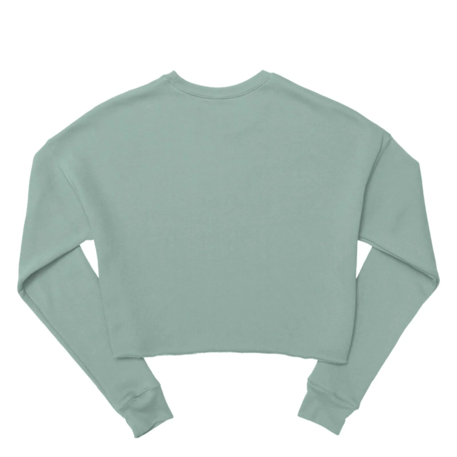 Snowflake Skate, Women's Cropped Fleece Crew