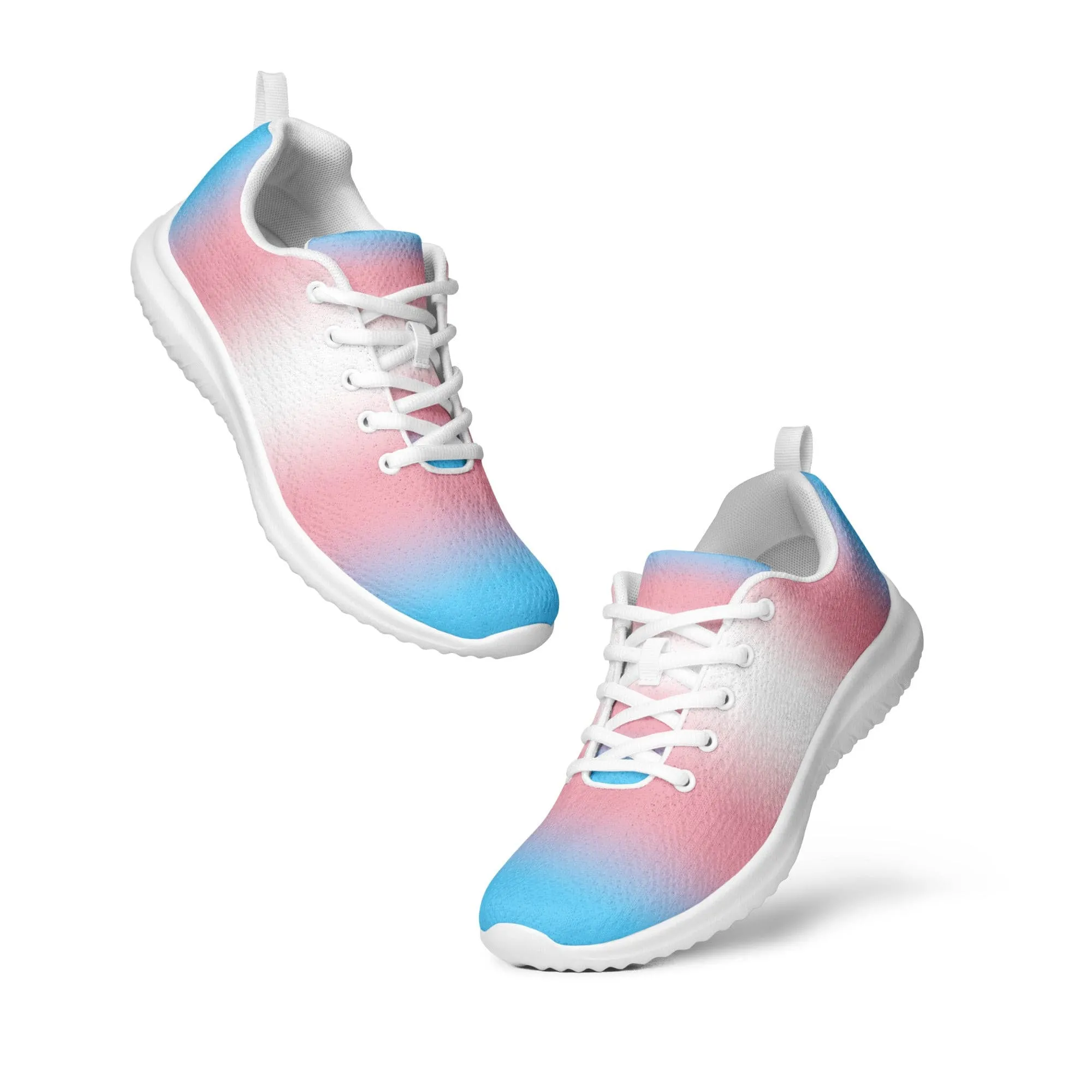 Transgender Trans Pride Men’s Athletic Shoes - Ombre