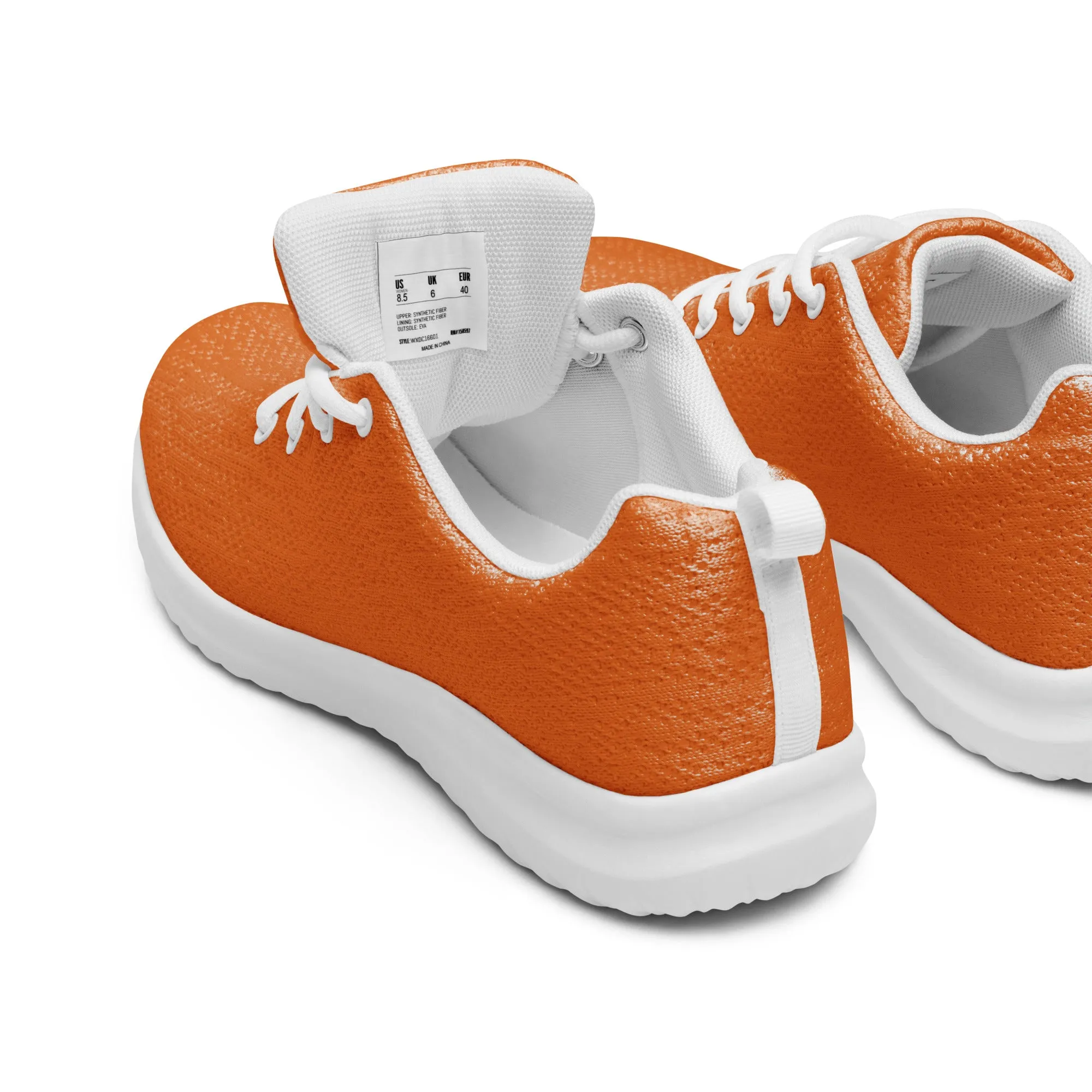 Womenâ€™s athletic shoes Orange color